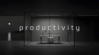 Productivity Focus &bull; Minimal Night Office for Deep Work (No Distractions)
