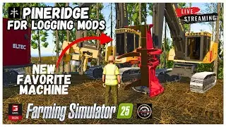 FORESTRY EMPIRE - FDR Logging Mods - Pineridge - NEW Mods #logging #trees #mods #forest