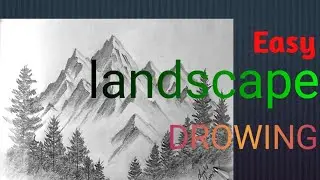Landscape pencil art ✏️