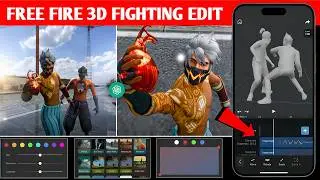Free Fire 3D Fighting Reels Editing Tutorial | Free Fire 3D Animation Edit | FF Reels Edit