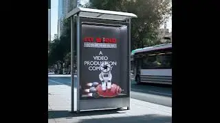 3D Animated Videos on Anamorphic Displays | Fly world creation #3dbillboard