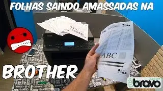 Sua impressora Brother está amassando o papel ?