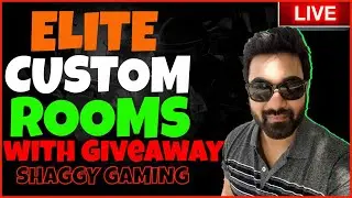 🔴 ELITE CUSTOM ROOMS | PUBG MOBILE LIVE | ANYONE CAN JOIN | UC GIVEAWAY