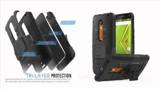 Case Cover with Swivel Belt Clip for Motorola Moto Moto X Play