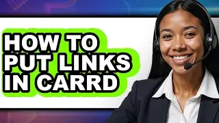 How to Put Links in Carrd (updated)