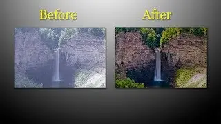 Processing a Difficult Landscape in Luminar