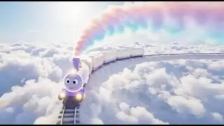 The Bubble Train 🚂✨ | Fun Animated Song for Kids | Musical Adventure & Bedtime Smiles