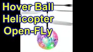 Flying Colored Flashing RC Ball! Hover Ball Helicopter Unboxing, Review and Flight