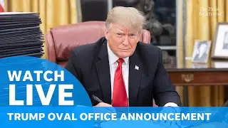 Live White House press conference: Donald Trump makes announcement after viral rumors