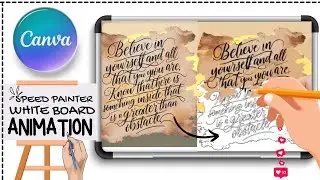 Canva Whiteboard Animation Problem Fixed Canva SpeedPaint not Available |Speed painter |canva