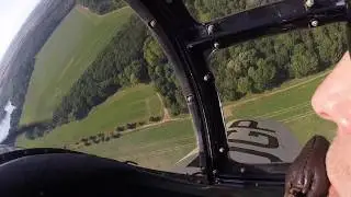 Miles Hawk Speed Six display at Old Warden
