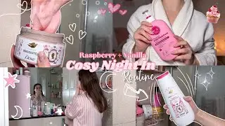 Ultimate Vanilla + Raspberry Night Time Routine ✨ Bridgerton x Dove Review 🕊️Relaxing Self Care