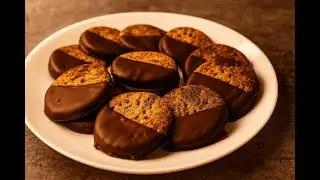 Crispy & Gooey Hazelnut Chocolate Cookies &ndash; No Talking, No Music. 4K
