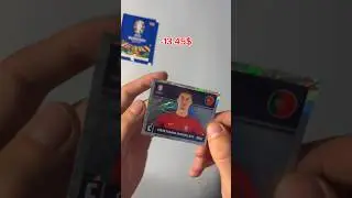 UEFA Euro 2024 Germany Sticker Opening Ronaldo #football #ronaldo #topps #panini #packopening #asmr