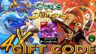 Gods and Demons Legend 4X Gift Code 🎁 Login to Get Free VIP10🔥🔥3D Turn-based Celestial RPG - android