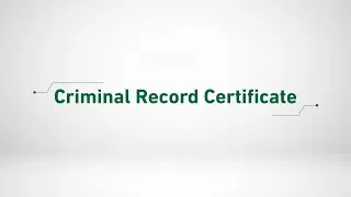 Criminal Record Certificate Report