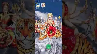 4D live Durga Maa wallpaper