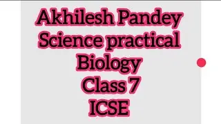 Science practical class7👍biology#icse#science #school#helpful#trending#practical#yt#book#observation