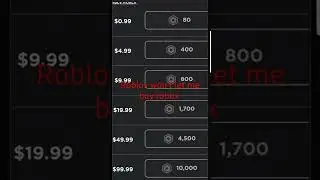 Roblox won't let me buy robux (Not a new account)