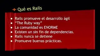 1 Introducci&oacute;n y Qu&eacute; es Rails | BACKEND AVANZADO