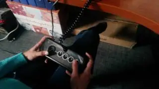 Vectrex console Scramble gameplay