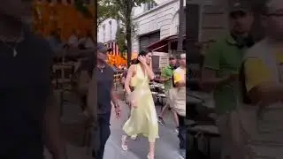 Kendall's street walk in Paris #kendalljenner #viralvideo #fashion #runway #runwaymodel #shortvideo