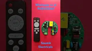 Bldc Fan PCB Circuit Board with Remote, RF system BLDC Board. Contact Soumik Electricals 9083128367.