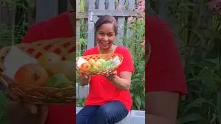 1st Harvest Inspite of Garden Challenges #harvest #gardening