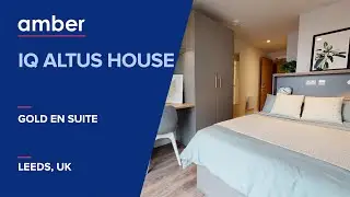 Room Tour | iQ Altus House, Leeds | Student Accommodation in UK | amber