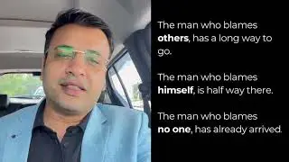 Stop Blaming Others - Motivational Quotes From A famous Chinese Proverb. #youtubeshorts #motivation 