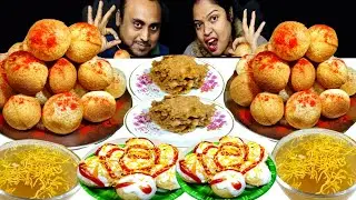 SPICY PANIPURI /FUCHKA EATING CHALLENGE DAHIPURI/DAHIFUCHKA EATING CHALLENGE