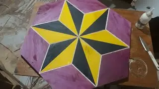 Corte pra mesa de madeira; Projeto criativo...