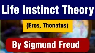Life Instinct Theory of Sigmund Freud | Eros Thanatos concept by Zeshan Umar