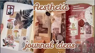AESTHETIC JOURNAL IDEADS | PART #45 (GOBLINCORE THEME) #bulletjournal #goblincoreaesthetic