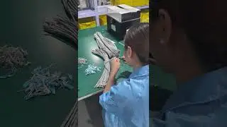 A wire harness processing process