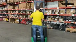 W&oacute;zek podnośnikowy elektryczny z masztem i podestem Lonking CL1536 | Eddi Complex