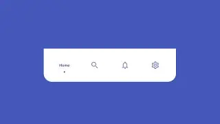 How To Make Animated Tab Bar Using Only HTML CSS And JavaScript | Animated Tab Bar