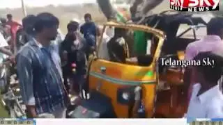 Mallapur to RCI Road Accident 8 members injured.