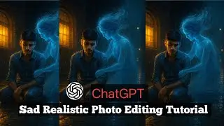 Sad Realistic Photo Editing Tutorial | ChatCPT Ai Photo Editing 