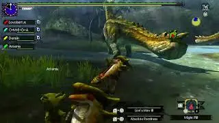 MHGU G1* Larinoth 4P Speedrun 00:15 [WR]