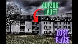 Die verlassene Kurklinik. Hier fährt noch der Aufzug