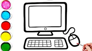 Cute Computer Drawing, Painting & Coloring For Kids and Toddlers_ Kids Art 