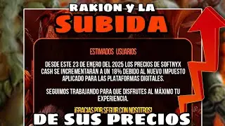 RAKION Y LA SUBIDA DE SUS PRECIOS XD 🤣