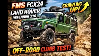 FMS Land Rover Defender 110 Best Rc Car In The World | Off Road Climb Test