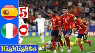 HIGHLIGHTS ⚽ Italy vs Spain ⚽ FC 24 Gameplay #fifaworldcup #copaamerica #highlights