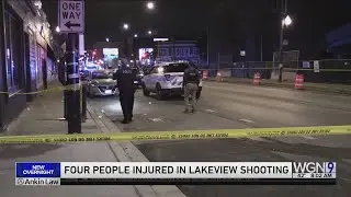 4 people shot in Lakeview overnight, according to Chicago police