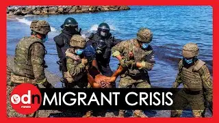 THOUSANDS of Migrants Descend on Spanish Borders as Ceuta Faces Humanitarian Crisis