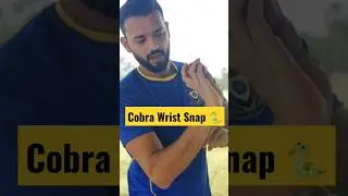 Wrist Snap like Cobra 🐍 in Fast Bowling | Improve Bowling Speed 💥 #shorts #cricket #fastbowling