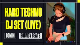 Hard Techno Live Set 2025 | Raw & Bouncy Techno Mix| 150 BPM Rave Energy | Festival Rave 🔥