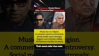 ar rahman faces backlash over communal bias comment, music has no religion | #arrahman #controversy
